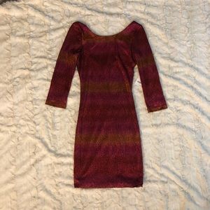 CHARLOTTE RUSSE Shiny Club Dress